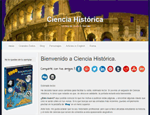 Tablet Screenshot of cienciahistorica.com